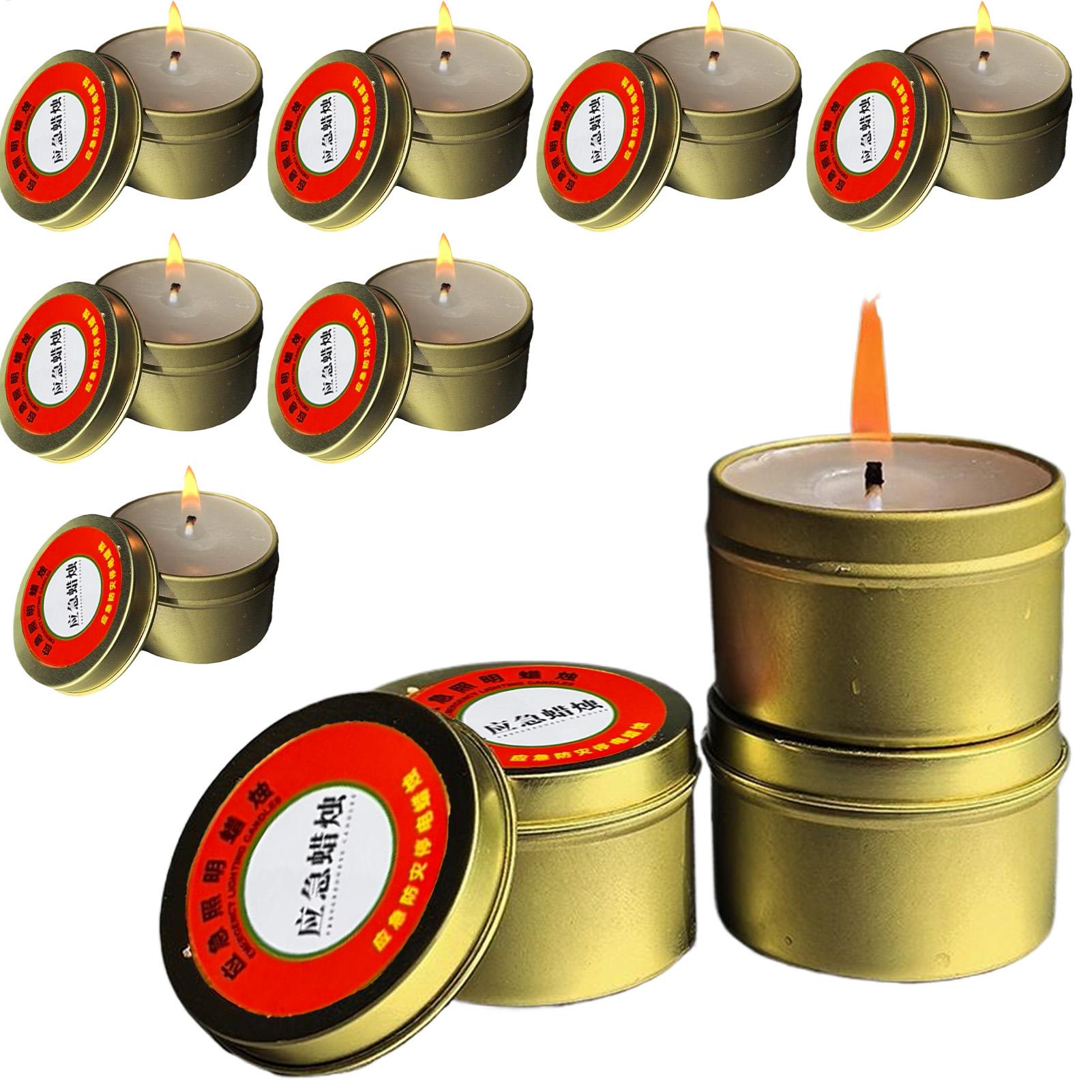 Beeswax Wrap Reusable - 10pcs Power Outage Candles Unscented Candles