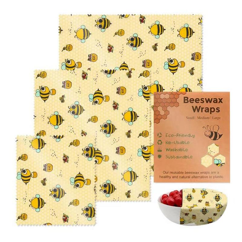 3pcs Reusable Food Fresh Keepi - Beeswax Wrap Reusable recension och pris