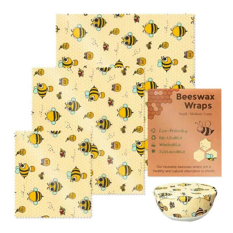 3pcs Reusable Food Fresh Keepi - Beeswax Wrap Reusable recension och pris