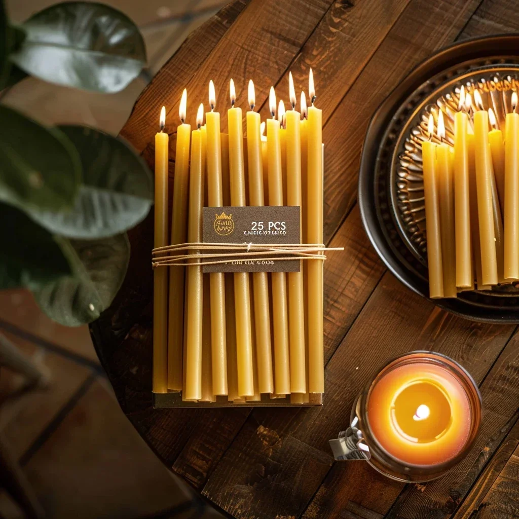 25PCS/1PACK Hanukkah Candle Na - Beeswax Wrap Reusable recension och pris