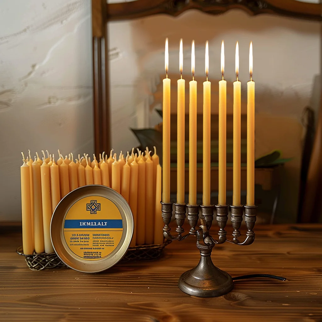 25PCS/1PACK Hanukkah Candle Na - Beeswax Wrap Reusable recension och pris