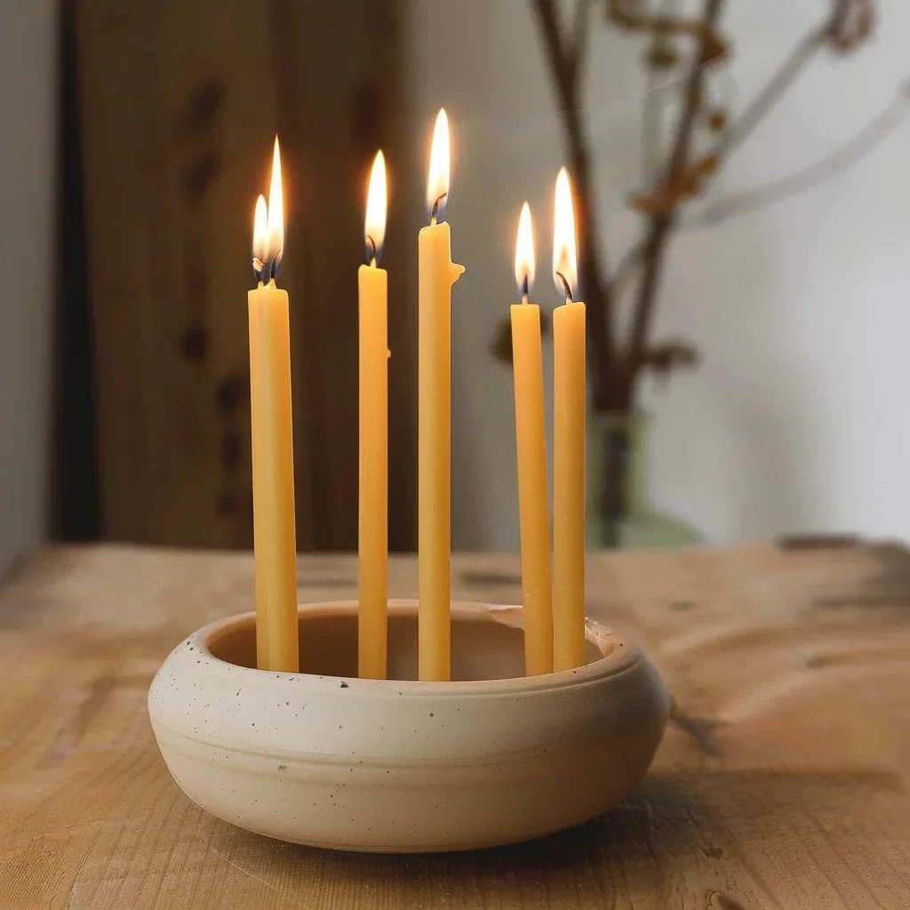 25PCS/1PACK Hanukkah Candle Na - Beeswax Wrap Reusable recension och pris