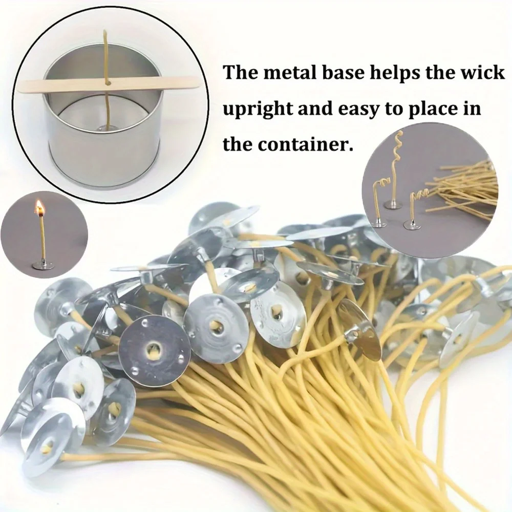 Candle Wicks 50 PCS 8 Inch Hem - Beeswax Wrap Reusable recension och pris