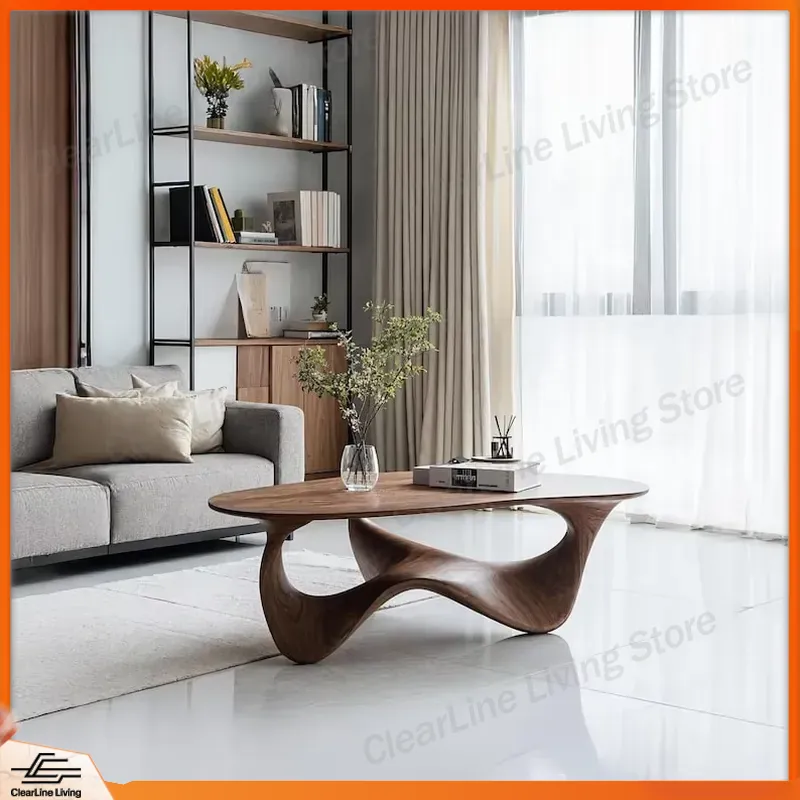 Modern Solid Wood Coffee Table - Sustainable Living Design recension och pris