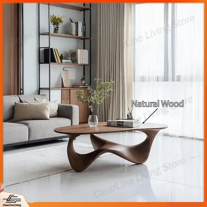 Modern Solid Wood Coffee Table - Sustainable Living Design recension och pris