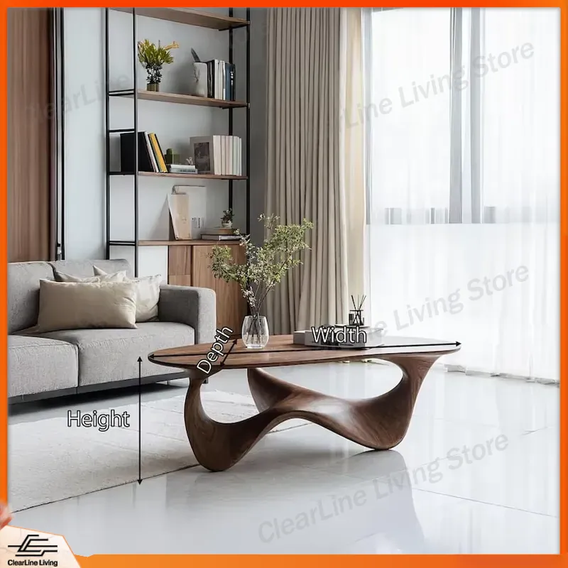 Modern Solid Wood Coffee Table - Sustainable Living Design recension och pris